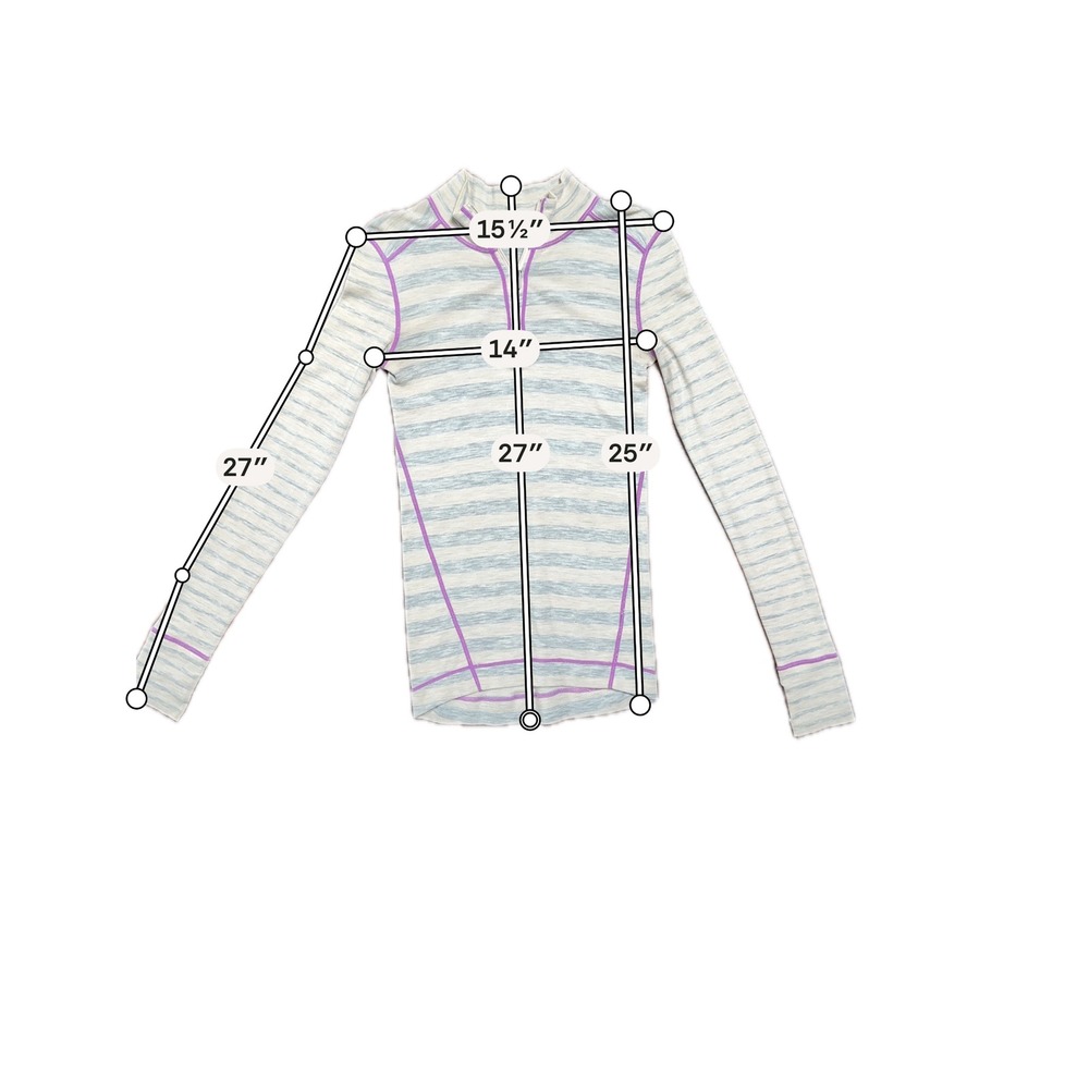 Dakini 100% Merino Wool Base Layer Quarter Zip Pullover Women's XS Hiking - Picture 9 of 9